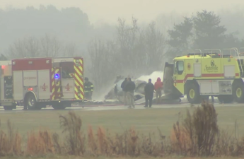 Biznes təyyarəsi qəzaya uğrayıb