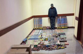 В Баку пресечена оптовая продажа опасной пиротехники-ВИДЕО