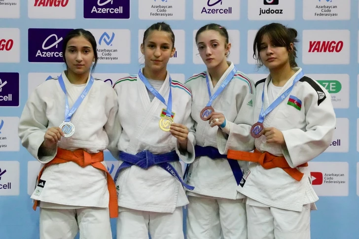 Определились еще пять призеров чемпионата Азербайджана по дзюдо U-17-ФОТО