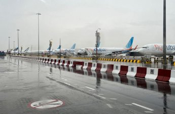 Dubay hava limanında 200-dən çox reys gecikib