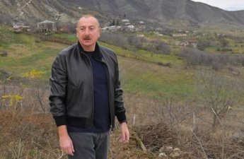 Ильхам Алиев отправился в Ходжалы