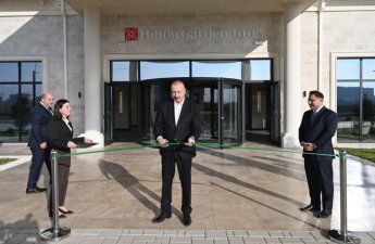 Ağdam şəhərində “Hilton Garden Inn Agdam” hoteli istifadəyə verilib