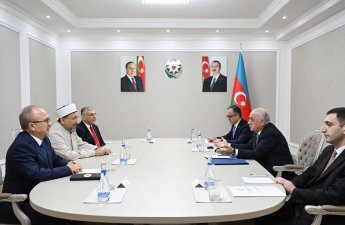 Azərbaycanla Türkiyə arasında dini sahədə əməkdaşlıq müzakirə olunub