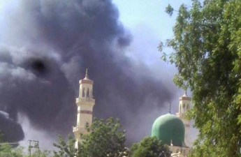 Məsciddə partlayış olub - Ölənlər var