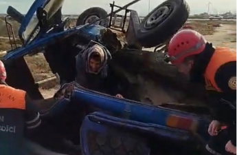 Bakıda sərnişin avtobusu ağır qəza etdi - Ölənlər və yaralananlar var - YENİLƏNİB - VİDEO