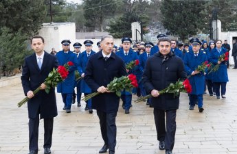 J2-8243 reysinin faciəsinin ildönümündə həlak olanların xatirəsi anılıb - FOTOLAR