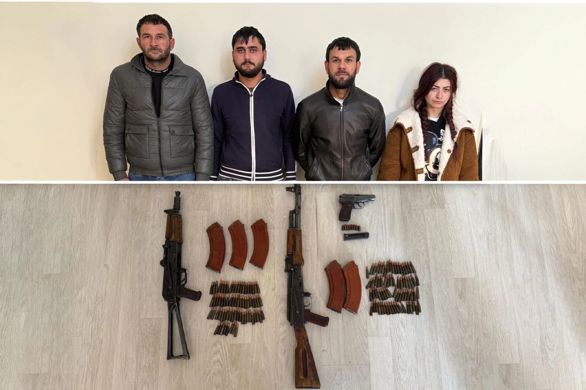 Polis Bərdə və Ağdamda silah alveri edən cinayətkar dəstənin üzvlərini saxladı
