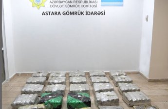 Предотвращен провоз крупной партии наркотиков из Ирана в Азербайджан-ФОТО