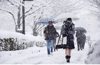 Əksər rayonlara qar yağır - FAKTİKİ HAVA