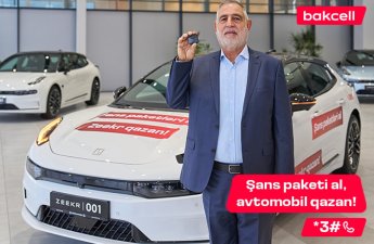 Bakcell lotereyasında 12-ci avtomobil uduldu!