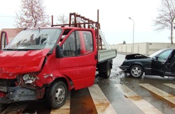 Gəncədə yük avtomobili 