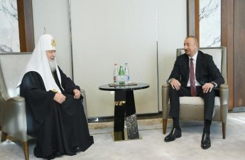 Patriarx Kirill Prezident İlham Əliyevi təbrik edib
