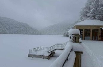 Высота снега в Ордубаде достигла 35 см