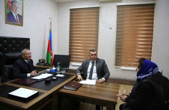 Rövşən Rzayev vətəndaşların növbəti qəbulunu keçirib - FOTOLAR