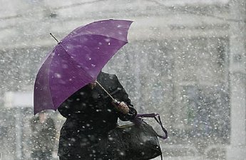 Морось и сильный ветер