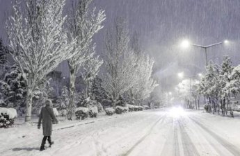 В западном регионе Азербайджана из-за непогоды затруднено движение на дорогах