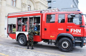 Gəncədə yaşayış binasında yanğın olub