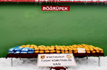 Türkiyənin Van sərhəd xəttində 50 kq narkotik maddə ələ keçirilib