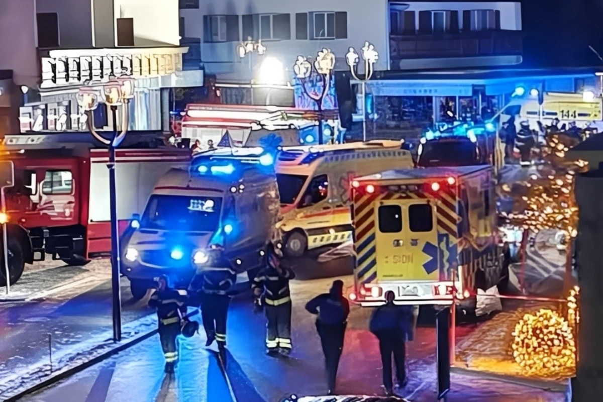 İsveçrə kurortundakı yanğının ilkin səbəbi açıqlandı