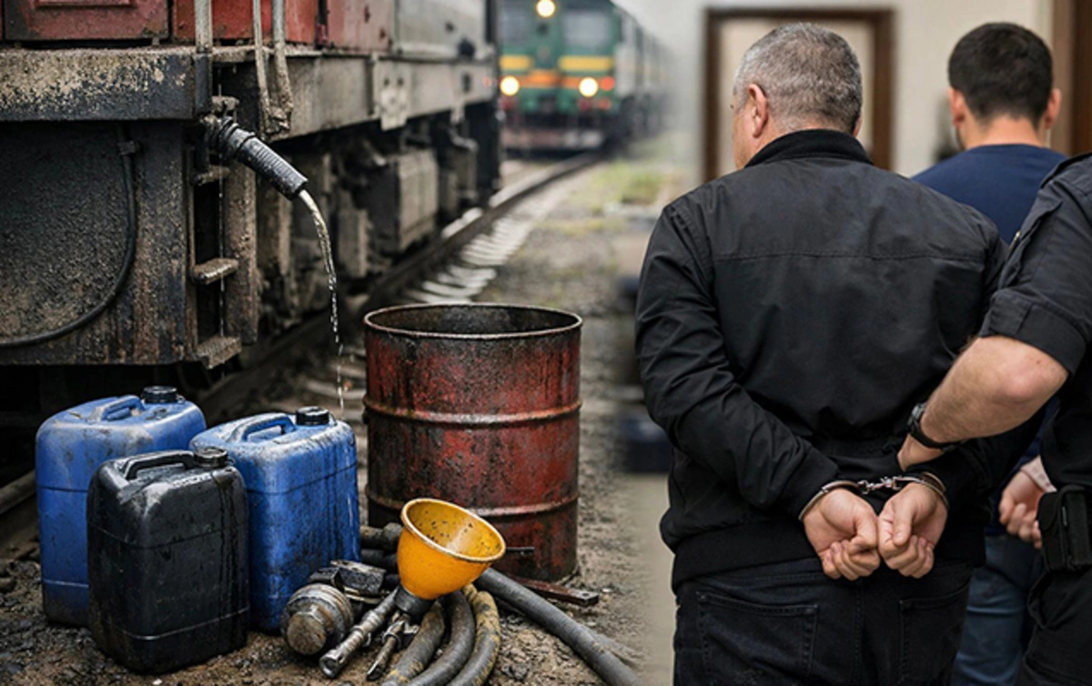 Tonlarla yanacağı mənimsəyən rəislə maşinist həbs edildilər - FOTO