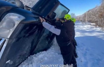 Спасатели поспешили на помощь туристам в Исмайыллы-ВИДЕО