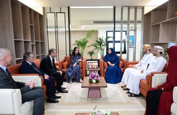 Leyla Əliyeva Maskatda Omanın Kiçik və Orta Müəssisələrin İnkişafı Qurumunun sədri ilə görüşdü