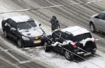 Qarlı hava ilə bağlı avtomobillərə nə qədər ziyan dəyib?