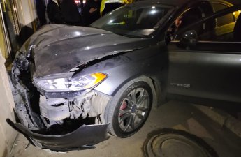 Gəncədə qəza baş verib - Xəsarət alanlar var - FOTO