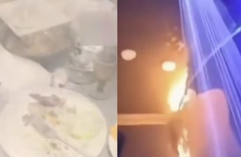 Toy zamanı daha bir şadlıq sarayında yanğın oldu - VİDEO