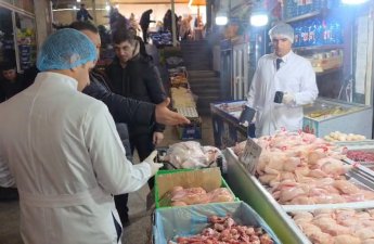 Xırdalan bazarında yoxlama aparıldı - VİDEO