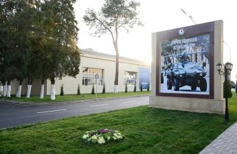 İlham Əliyev Tərtər elektromexanika zavodunun yenidənqurmadan sonra açılışında iştirak edib