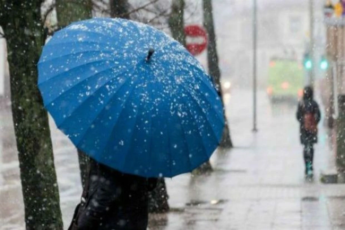 В Баку завтра ожидаются мокрый снег и сильный ветер