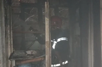 Bakıda binadakı yanğın söndürülüb - YENİLƏNİB - VİDEO