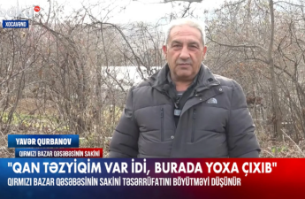 Qırmızı Bazar sakini: Çox gözəl havası var, qan təzyiqim də yoxa çıxıb