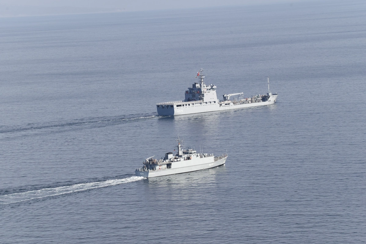 Qara dənizdə mina təhlükəsinə qarşı birgə hərbi təlim keçirilib - FOTO