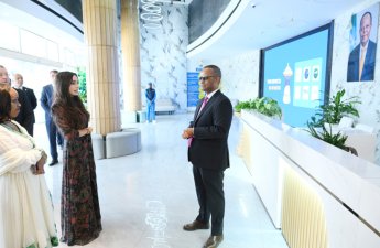 Leyla Əliyeva Efiopiyada “MESOB” dövlət xidməti mərkəzində olub - FOTO