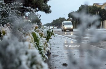 Завтра в Баку ожидается снег