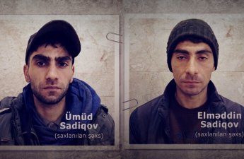 Bakıda oğurluq edən qardaşlar saxlanıldı - VİDEO