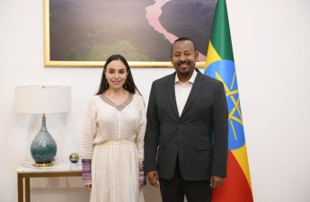 Leyla Əliyeva Efiopiyanın Baş naziri ilə görüşüb - FOTO