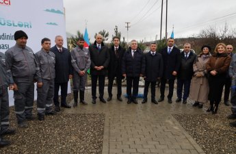 Şabranın Sincanboyad kəndində yüzlərlə sakin içməli su ilə təmin olunub - FOTO