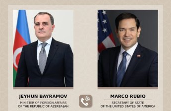 Ceyhun Bayramov Marko Rubio ilə Azərbaycanla ABŞ arasında olan ikitərəfli əməkdaşlığı müzakirə edib