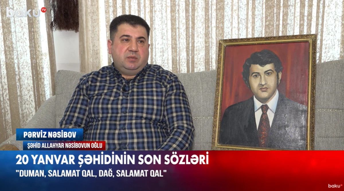 20 Yanvar şəhidinin oğlu: 