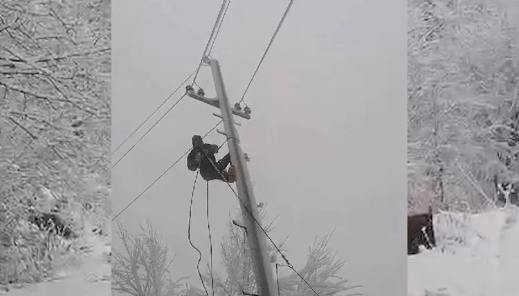 Güclü qara baxmayaraq “Azərişıq” ASC Cəlilabadda elektrik enerjisinin bərpasını sürətlə davam etdirir