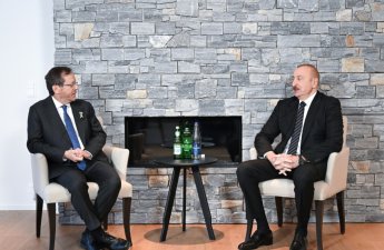 İlham Əliyev İsxak Hersoqla görüşdü - FOTOLAR