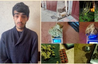 Yasamalda əməliyyat: 20 kq marixuana aşkarlandı - VİDEO