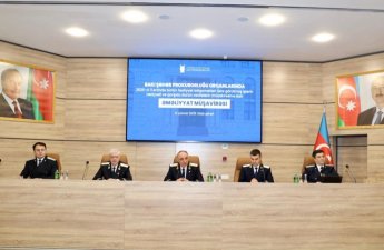 Kamran Əliyev Bakı Şəhər Prokurorluğunda müşavirə keçirdi - FOTO