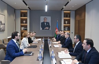 Ceyhun Bayramov NATO Baş katibinin müavini ilə görüşdü - FOTO