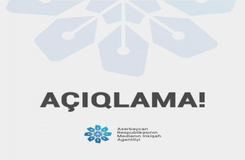 MEDİA: Prezidentin adından reallığı əks etdirməyən açıqlama yayılıb