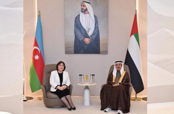 Sahibə Qafarova Birləşmiş Ərəb Əmirliklərində səfərdədir - FOTO
