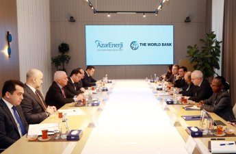 “AzərEnerji” və Dünya Bankı nümayəndə heyətlərinin görüşü olub